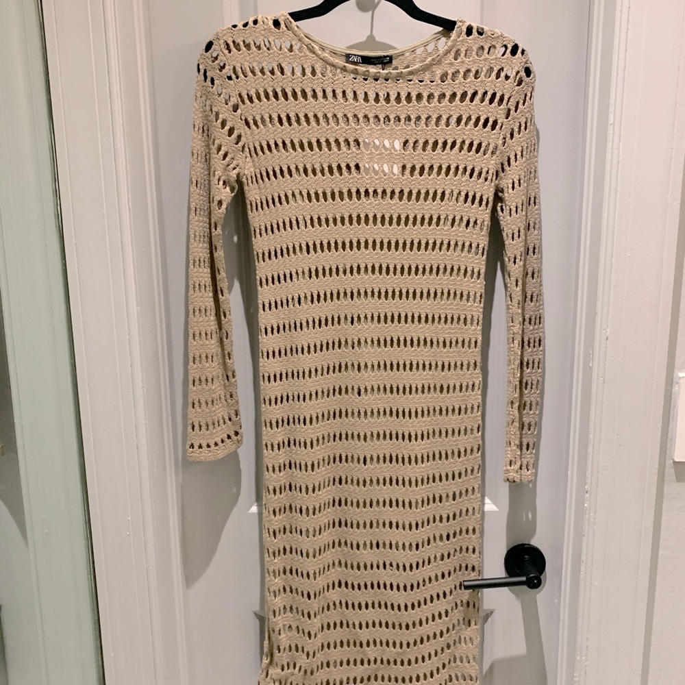 NWT Zara MIDI Crochet dress